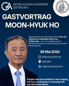 Gastvortrag Moon-Hyuk Ho