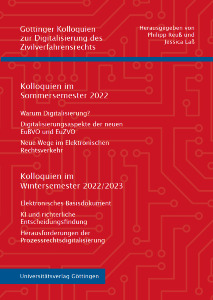 Doppeltagungsband Sommersemester 2022 und Wintersemester 2022/2023.